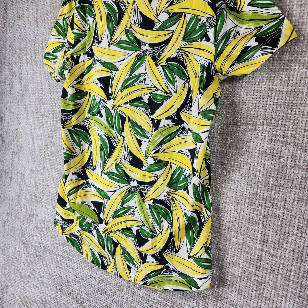 Orlebar Brown Jimmy‎ Top Banana Shirt Kids Age 10 Yellow Green 100% Cotton NEW